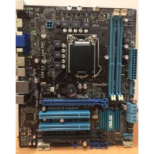 Original motherboard for ASUS P8B75-M LE DDR3 LGA 1155 for I3 I5 I7 22/32nm CPU 32GB B75 Desktop motherboard