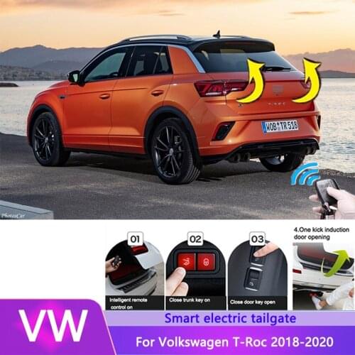 Electric Tailgate Refitted For Volkswagen T-Roc 2018-2020 Tail Box Intelligent Electric Tail Gate Door Operated Trunk Decoration