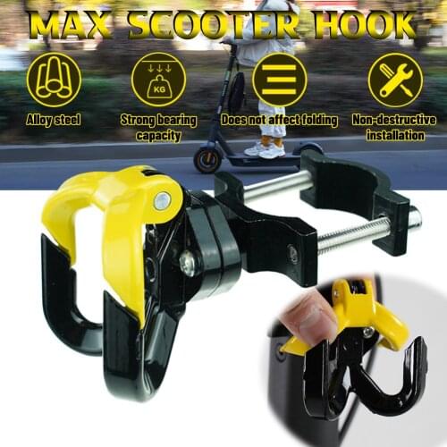 Hanging Bag Hook Aluminium Alloy For Ninebot MAX G30 M365 Electric Scooter Hook Claw Hanger Gadget Hook Scooter Accessories
