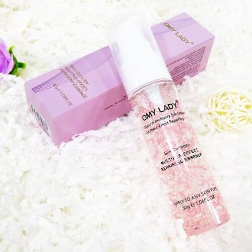 Silk Collagen Repairing Essence Face Care Anti-Aging Reduce Wrinkles Moisturizing Skin Care 30g