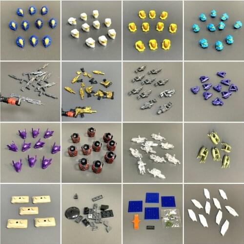 Lots Head Helmet Armor Sandbag Needler Assault Rifle Gun Weapons For Mega Bloks Construx Call of Duty UNSC Spartan Master Toys