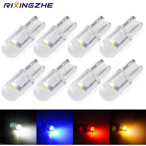 RXZ 10PCS T10 LED W5W LED WY5W 192 168 502 Interior Light Car LEDLicense Plate Light Wedge Parking Light SideDoor Bulb Doom Lamp