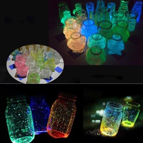Luminous Glow In The Dark Gravels Garden Decorative Sands Fluorescent Stones for Home Party Wish Bottle Garden Decoration