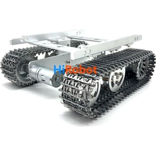 T100 RC Metal Robot with Metal Track, metal driving/bearing wheel for Arduino diy educational kit