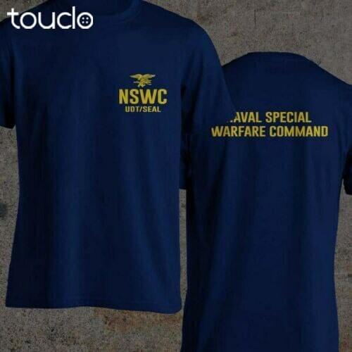 Navy SEAL BUD/S NSWC UDT/ SEAL HELL WEEK BLUE Black and Navy Blue S-3XL T-Shirt
