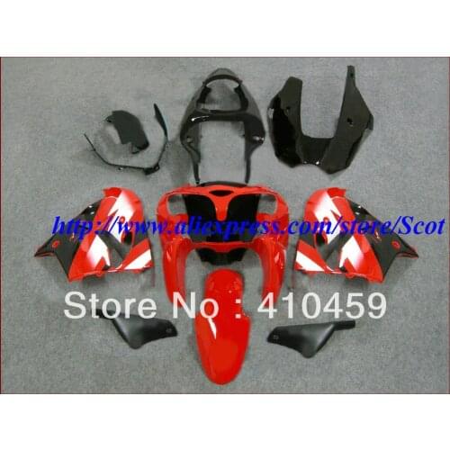 Aftermarket red black Injection Mold for KAWASAKI Ninja ZX9R 00 01 ZX 9R 2000 2001 ZX-9R 00-01 2000-2001 body work