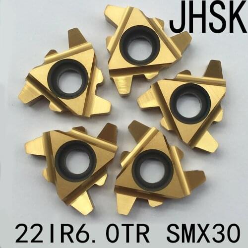 10pcs 22IR 6.0TR SMX30 22IR 6.0TR SMX35 Carbide Insert For Threading Turning Tool Boring BAR TR6.0 blade