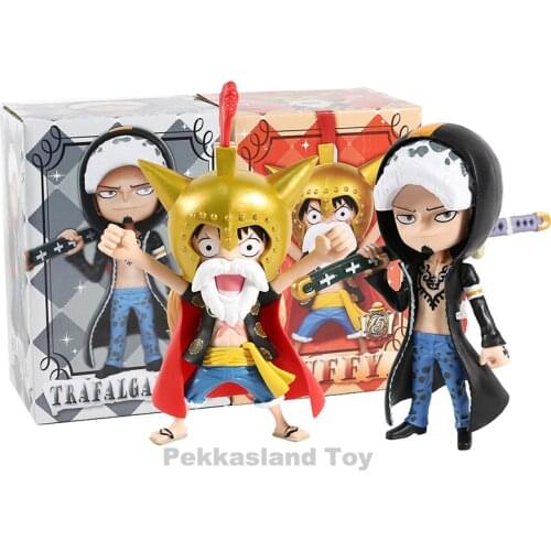 One Piece 15th Anniversary Monkey D Luffy Lucy / Trafalgar Law PVC Figure Collectible Model Toy