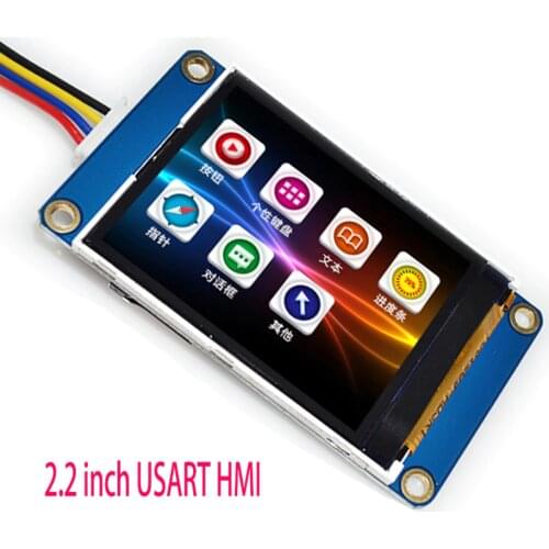 2.2 inch USART HMI smart serial port integrated GPU font 240*320 TFT LCD module