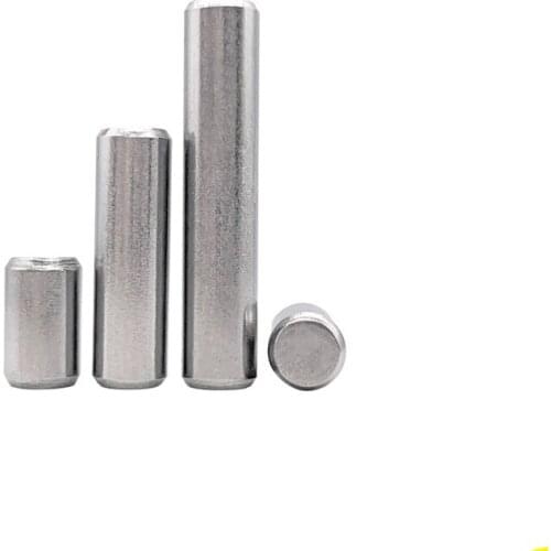 3pcs M12 cylindrical pins direct double-headed chamfer dowel pin stuck fixed dowel stainless steel 25mm-60mm long