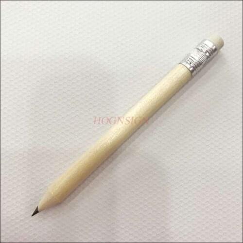 5pcs 10cm round rod rubber tip sharpened pencil