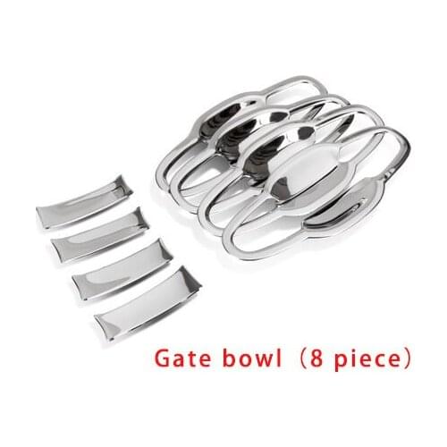 For Toyota highlander 2015-2019 chrome large door bowl 8pcs