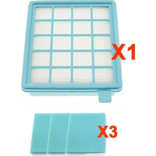 4pcs/lot Filter Mesh HEPA FILTER For Philips Vacuum Cleaner FC8630 FC8631 FC8632 FC8633 FC8634 FC8635 FC8645