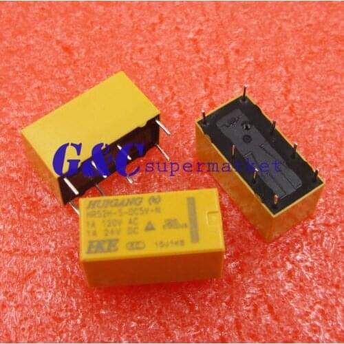 HRS2H-S-DC5V DC 5V PCB 8pin Power Relay NEW good quality