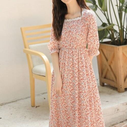 LANJING Floral Summer Dresses