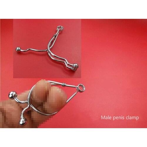 Medium Stainless steel Medical Male Penis Clamp Urological Instrument Medical Purposes Urology Incontinence Sex Dummy