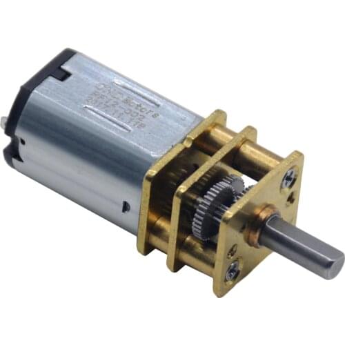 DC 3V/6V/12V N20 Mini Micro Metal Gear Motor with Gearwheel DC Motors 15RPM 30RPM 50RPM 60RPM 100RPM 200RPM 300 500 600 1000RPM
