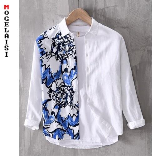 Мужские классические рубашки MOGELAISI China At AliExpress