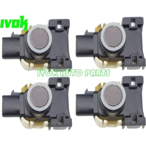 Set 4 Parking Distance Control Sensors PDC For Lexus ES250 2.5L 2012- Silver Black 89341-33200 8934133200