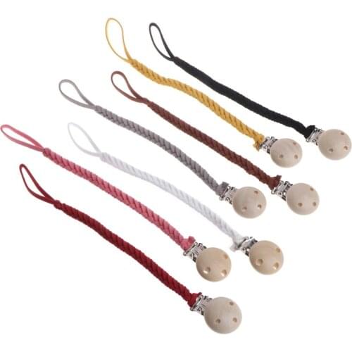 2020 New Leather Pacifier Clips Chain Dummy Clip Pacifier Holder Nipple Soother Chain For Infant Baby Feeding