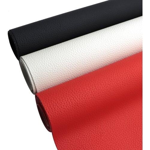 Solid Color Faux Leather Sheets Lychee Grain Synthetic Leather Fabric Set 50*140cm For DIY Earrings Cushion Bows,1Yc14765