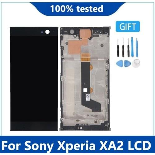 Original For Sony Xperia XA2 LCD Display Touch Screen Digitizer Assembly Replacement For 5.2" SONY XA2 LCD H4133 H4131 H4132 LCD