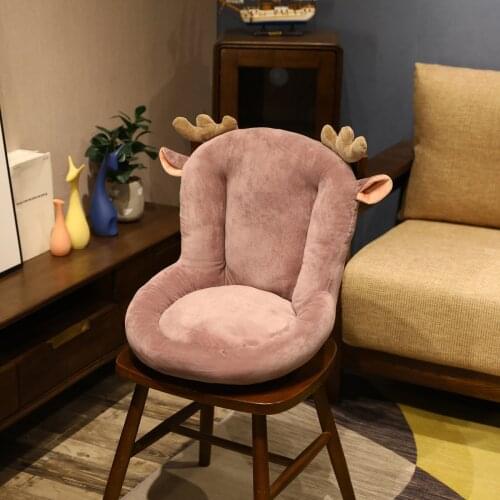 Semi-Enclosed One Seat Chair Cushions for Office Dinning Chair Desk Seat Cushion Warm Comfort Seat Pad