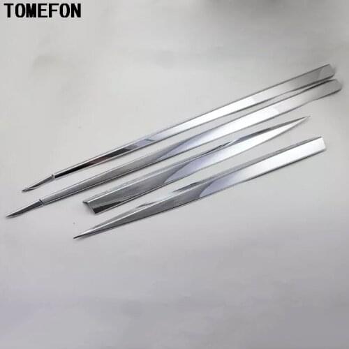 TOMEFON ABS Chrome For Lexus RX 2016 Car Body Door Side Moulding Antiscuff Rib Bar Frame Accessories Car Auto Cover Styling