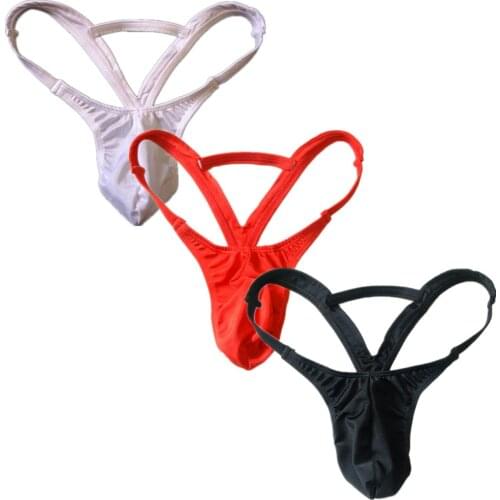 V-Back Mens Thongs And G Strings Penis Pouch Male Underpants Clothing Sex Wear Erotic Normal/Gay Man Underwear