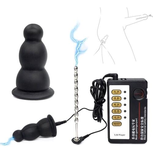 Vibrator Medical Themed Toys Anal Plug Urethral Catheter Sounds Masturbator Adult Sex Toys For Men Electric Shock Set Stimulator