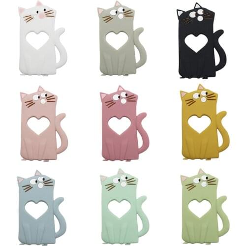 1PCS Baby Silicone Teether DIY Gift Chew Necklace BPA Free Silicone Food Grade Silicone Oral Motor Chewable Tool