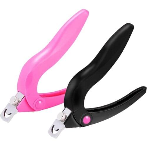 1PCS Professional Nail Art Clipper Special Type U Word Shape French Edge Cutters Manicure Stainless Steel Nail Art Tools