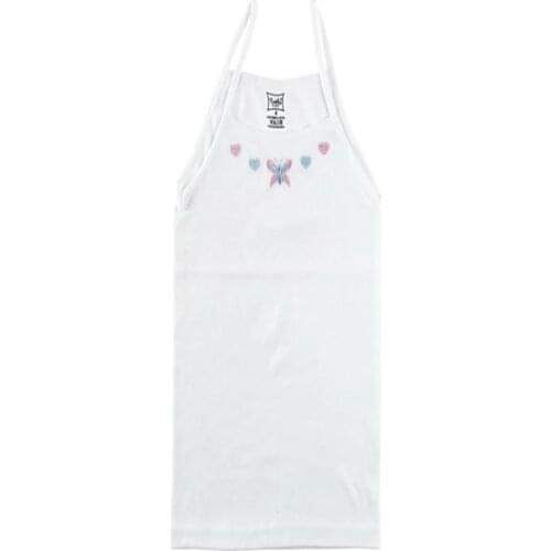 100% Cotton Girl Children Rope Strap Embroidered Athlete 6 Pack Underwear 12 Different Age Option