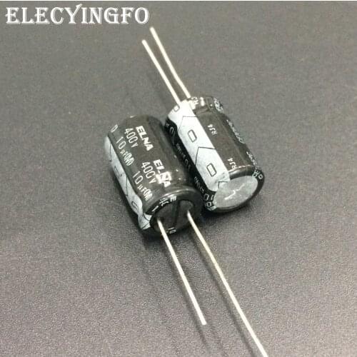 5pcs/50pcs 10uF 400V10UF Japan ELNA RJ4 Series 10x16mm 400V10uF Audio capacitor
