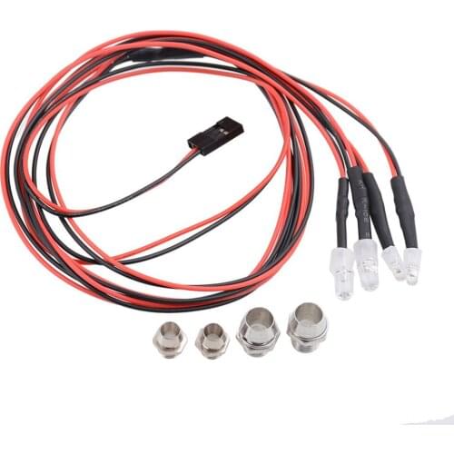 70cm RC On-Road Model Drift Car LED Night 5mm 3mm Headlamps Headlights Light LED Light For Model Drift Crawler Car