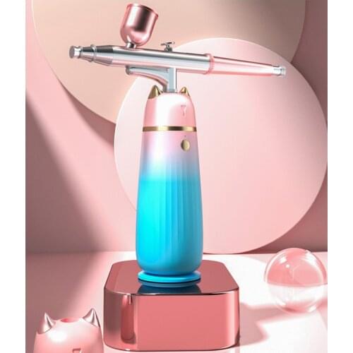 Water Oxygen Injection Airbrush Compressor Facial Machine for Airbrush Skin Care Hydra Jet Peel Facial Spray Beauty Apparatus
