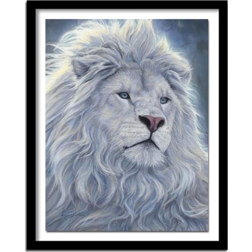 DIY Diamond painting Cross stitch Kit Diamond embroidery lion 3D Diamond animal Needlework handmade Pattern Home Decor