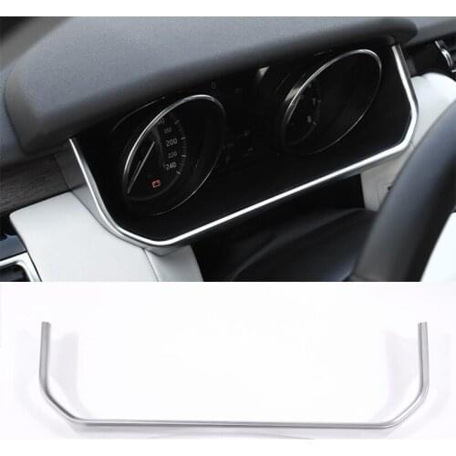 ABS Chrome Dashboard U Shape Frame Trim For Land Rover Discovery 5 LR5 2017 2018 2019 2020 Car Accessories