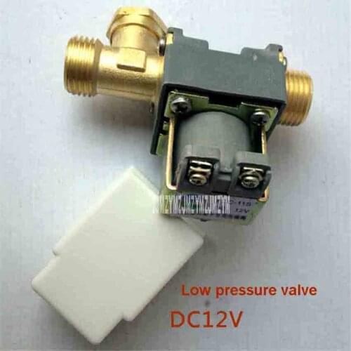 100PCS/LOT New Arrival Solar Water Heater Solenoid Valve 12V/24V/220V Copper Head Solenoid Valve 0-0.2Mpa Low Pressure Valve