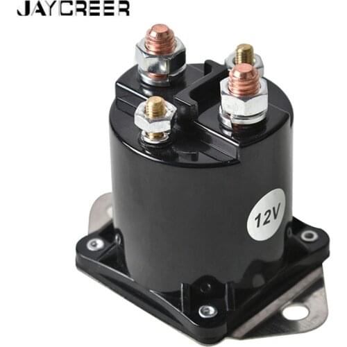 JayCreer 12V Gas Golf Cart Solenoid Switch For 1984-Up Club Car ,DS & Precedent,1013609