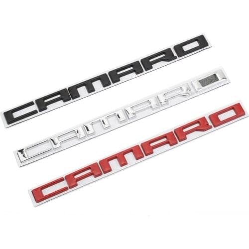 10x CAMARO Emblem Badge Sticker For Cruze Lacetti Captiva Trax Impala Sonic Spark Sail Aveo Malibu Car Styling Accessories