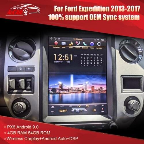For Ford Expedition radio android head unit GPS Navigation Fit For Ford Expedition 2013-2017 car radio 4G car multimedia palyer