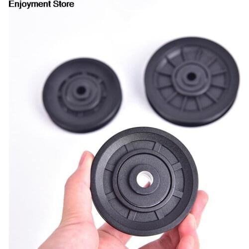 1/4Pcs/Lot 70mm/90mm/105mm Diameter Wearproof Nylon Bearing Pulley Wheel Cable Gym Fitness Equipment Part Universal