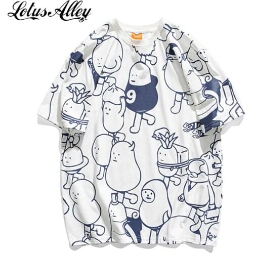 Lotus Alley Oversized Men's T-Shirts