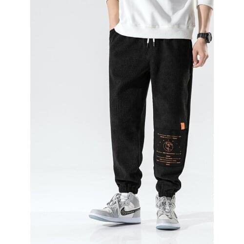 New Men’s Harem Pants 2021 Harajuku Streetwear Men Casual Loose Corduroy Pants Vintage Male Joggers Pants Trousers Oversized 4XL