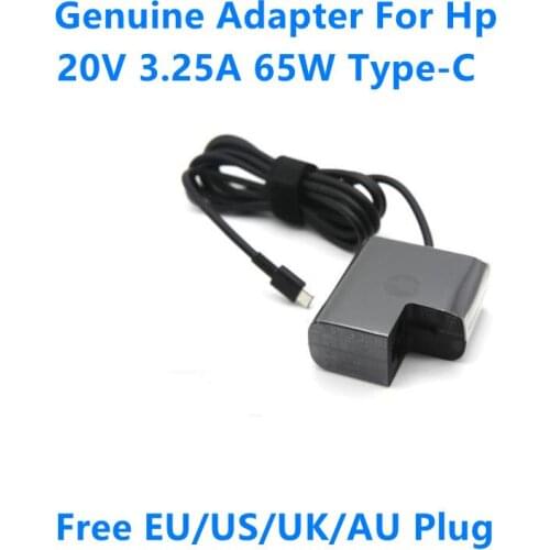 Genuine 20V 3.25A 65W TPN-CA06 TPN-AA03 Power Supply AC Adapter For HP SPECTRE X360 13-AC003TU TABLET ELITE X2 G2 Laptop Charger