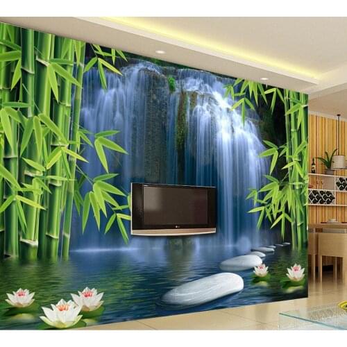 Custom 3d mural wallpaper non woven wallpaper 3d room wallpaper landscape Home Decoration