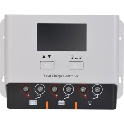 SRNE PWM 30A 40A 12V/24V Auto PWM Solar Charge Controller With LCD Dual USB 5V Output Solar Cell Panel Regulator PV Home