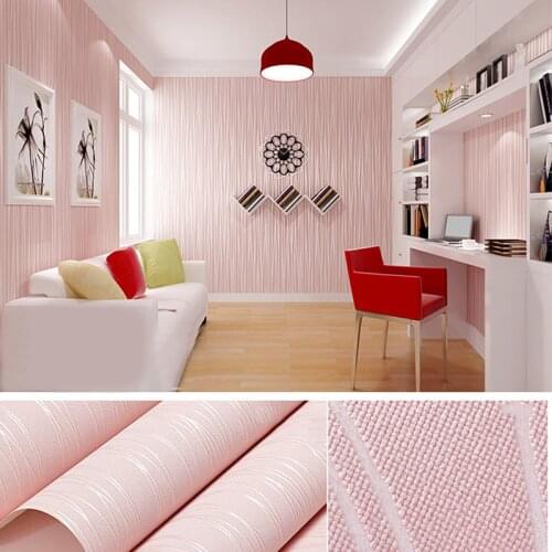 25 Color Modern 3D Stripe Wallpaper for Walls Horizontal Striped Non-woven Wall Paper Rolls for Bedroom Living Room Home Decor