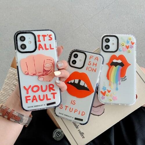 Stylish Phone Case For iPhone 11 12 Pro Max XS Max XR X 7 8 Plus SE 2020 Soft TPU Luxurious Shockproof Protective Back Cover